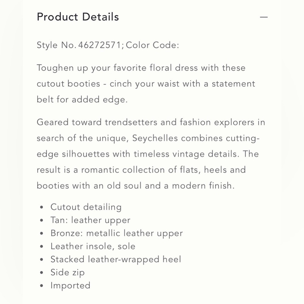 🌸Seychelles Iceburg Cutout Ankle Boots - Picture 5 of 10